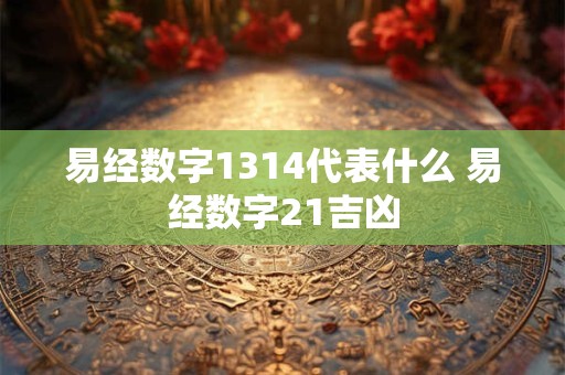 易经数字1314代表什么 易经数字21吉凶