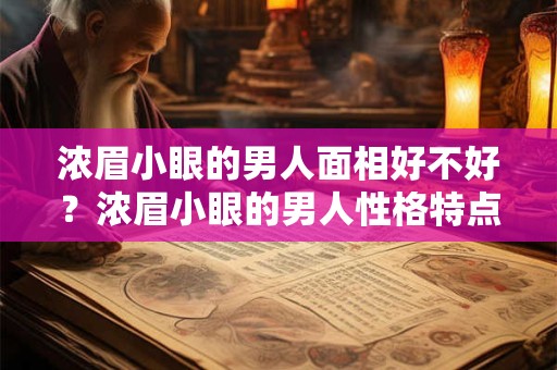 浓眉小眼的男人面相好不好？浓眉小眼的男人性格特点