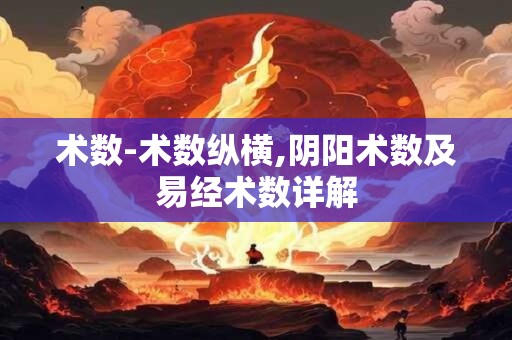 术数-术数纵横,阴阳术数及易经术数详解