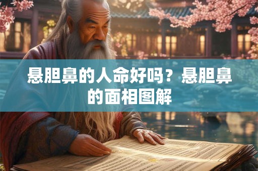 悬胆鼻的人命好吗？悬胆鼻的面相图解