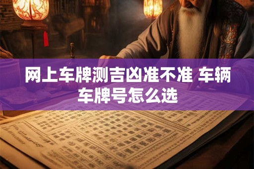 网上车牌测吉凶准不准 车辆车牌号怎么选