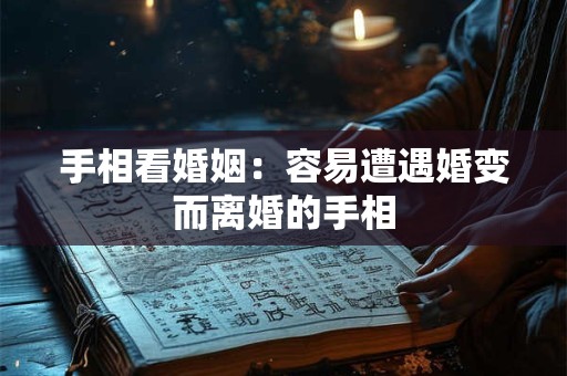 手相看婚姻：容易遭遇婚变而离婚的手相