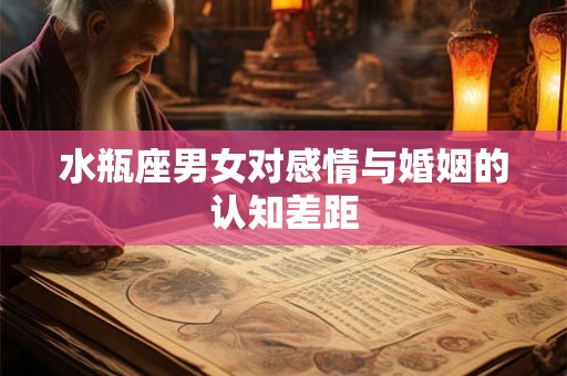 水瓶座男女对感情与婚姻的认知差距