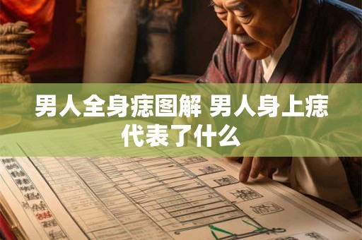 男人全身痣图解 男人身上痣代表了什么