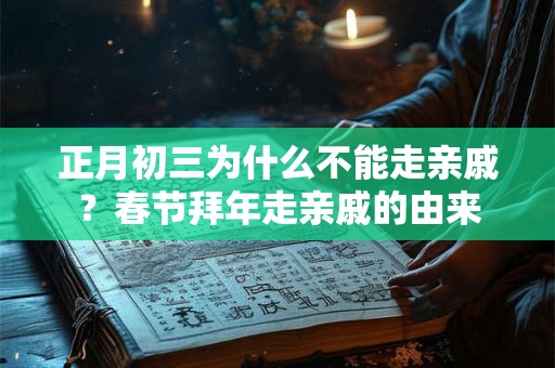 正月初三为什么不能走亲戚？春节拜年走亲戚的由来