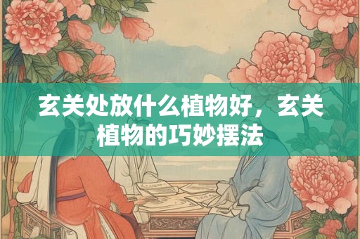 玄关处放什么植物好，玄关植物的巧妙摆法