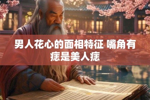 男人花心的面相特征 嘴角有痣是美人痣
