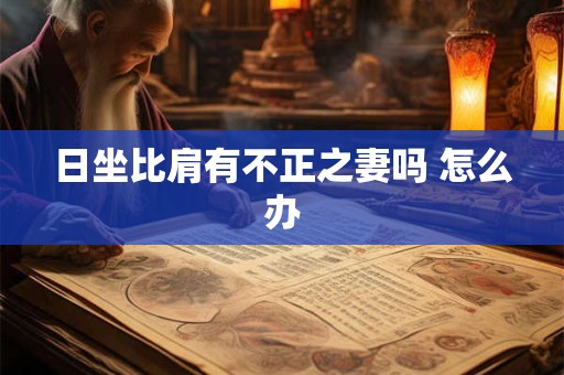 日坐比肩有不正之妻吗 怎么办