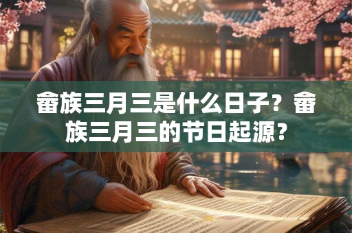 畲族三月三是什么日子？畲族三月三的节日起源？
