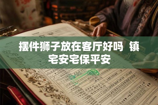 摆件狮子放在客厅好吗  镇宅安宅保平安