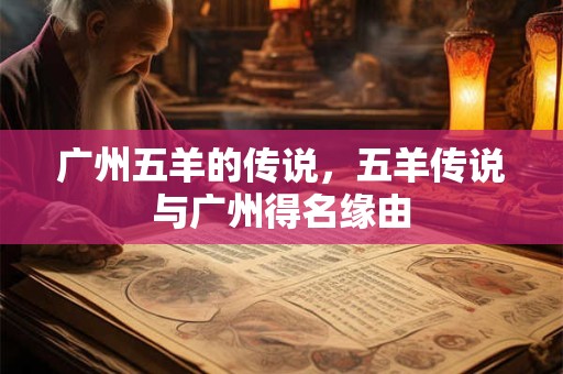 广州五羊的传说，五羊传说与广州得名缘由
