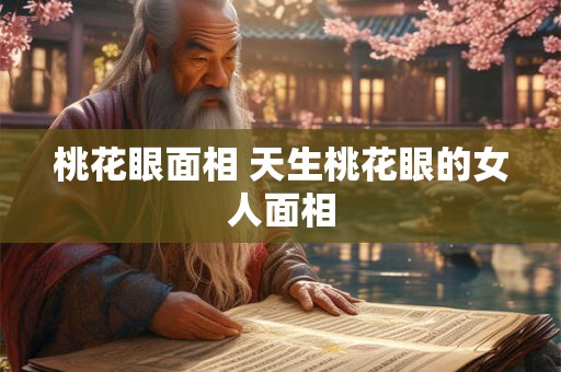 桃花眼面相 天生桃花眼的女人面相