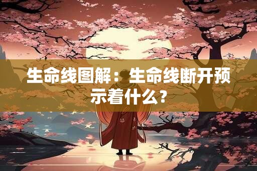 生命线图解：生命线断开预示着什么？