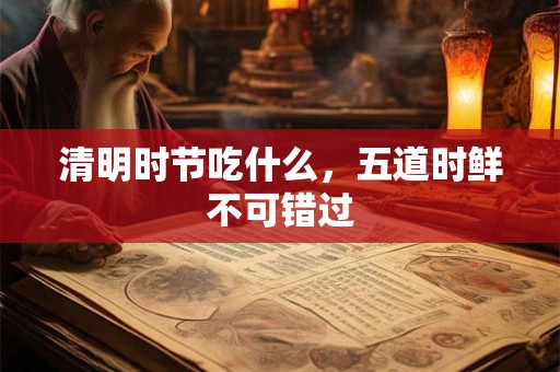 清明时节吃什么，五道时鲜不可错过
