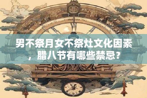 男不祭月女不祭灶文化因素，腊八节有哪些禁忌？