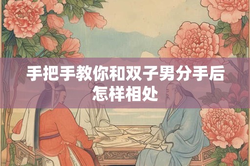 手把手教你和双子男分手后怎样相处