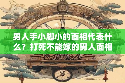 男人手小脚小的面相代表什么？打死不能嫁的男人面相