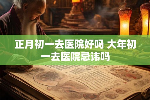 正月初一去医院好吗 大年初一去医院忌讳吗