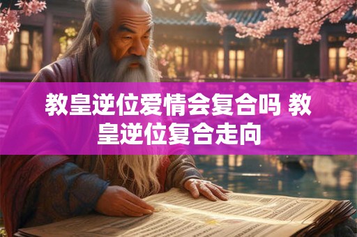 教皇逆位爱情会复合吗 教皇逆位复合走向