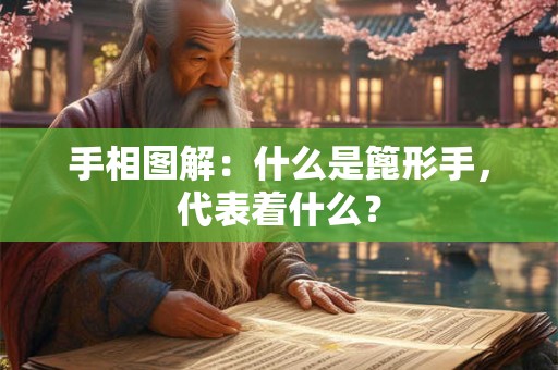 手相图解：什么是篦形手，代表着什么？