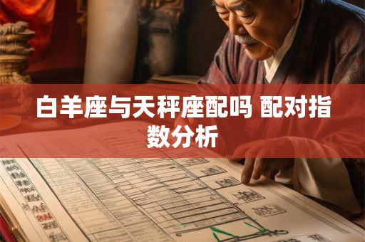 白羊座与天秤座配吗 配对指数分析