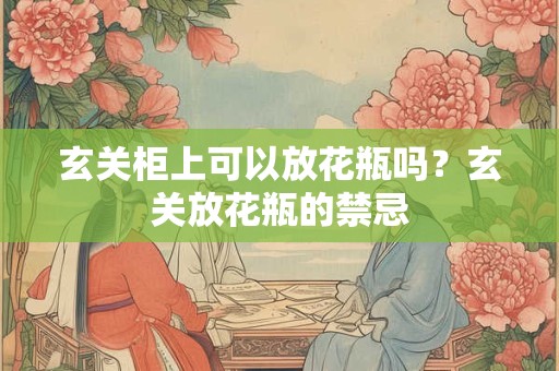 玄关柜上可以放花瓶吗？玄关放花瓶的禁忌