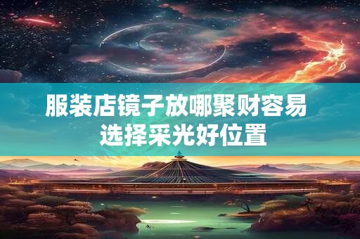 服装店镜子放哪聚财容易  选择采光好位置