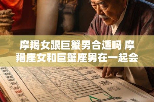 摩羯女跟巨蟹男合适吗 摩羯座女和巨蟹座男在一起会幸福吗