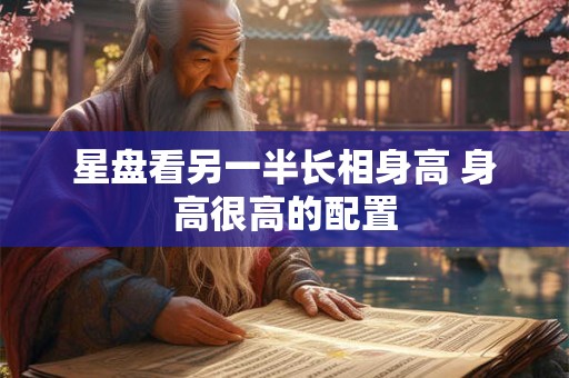 星盘看另一半长相身高 身高很高的配置