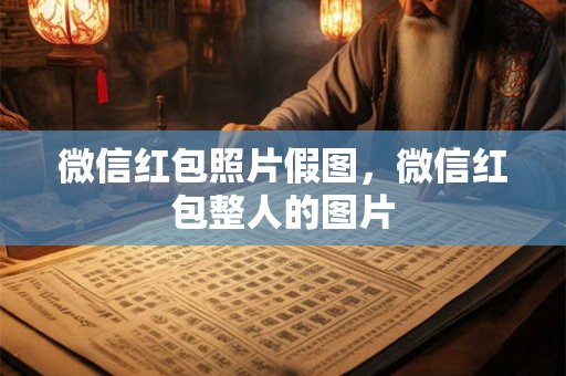 微信红包照片假图，微信红包整人的图片