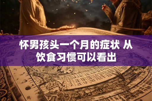 怀男孩头一个月的症状 从饮食习惯可以看出