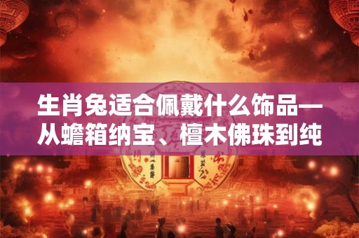 生肖兔适合佩戴什么饰品—从蟾箱纳宝、檀木佛珠到纯银戒指