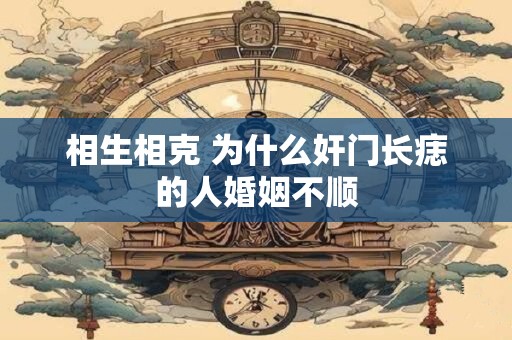 相生相克 为什么奸门长痣的人婚姻不顺