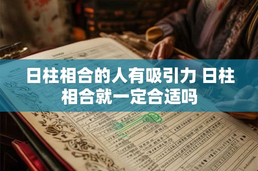 日柱相合的人有吸引力 日柱相合就一定合适吗