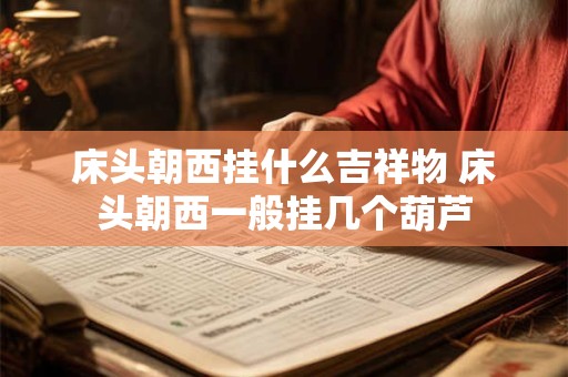 床头朝西挂什么吉祥物 床头朝西一般挂几个葫芦