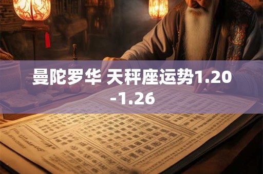 曼陀罗华 天秤座运势1.20-1.26