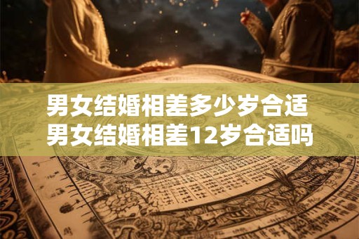 男女结婚相差多少岁合适 男女结婚相差12岁合适吗
