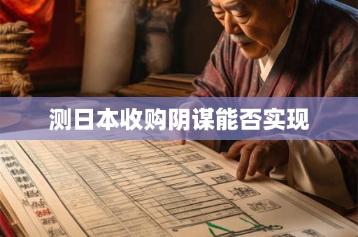 测日本收购阴谋能否实现