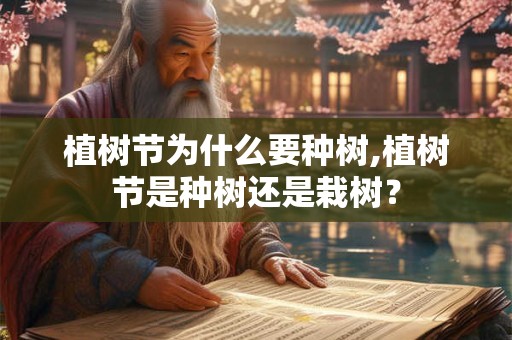 植树节为什么要种树,植树节是种树还是栽树？