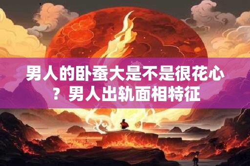 男人的卧蚕大是不是很花心？男人出轨面相特征