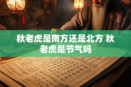 秋老虎是南方还是北方 秋老虎是节气吗