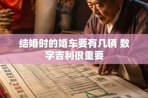 结婚时的婚车要有几辆 数字吉利很重要