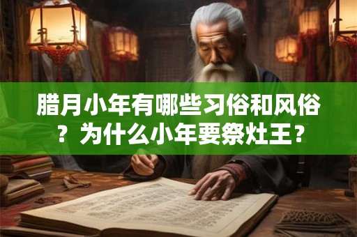 腊月小年有哪些习俗和风俗？为什么小年要祭灶王？