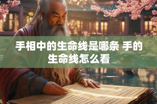 手相中的生命线是哪条 手的生命线怎么看