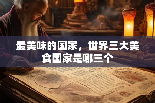 最美味的国家，世界三大美食国家是哪三个