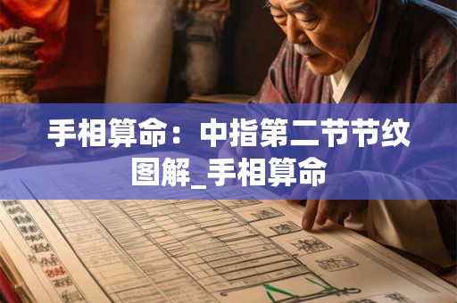 手相算命：中指第二节节纹图解_手相算命