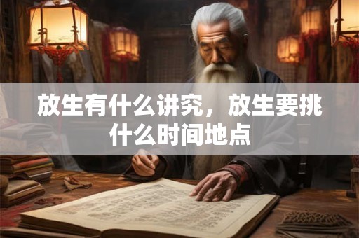 放生有什么讲究，放生要挑什么时间地点