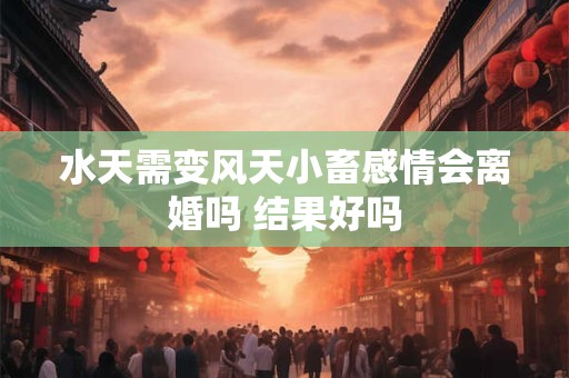 水天需变风天小畜感情会离婚吗 结果好吗
