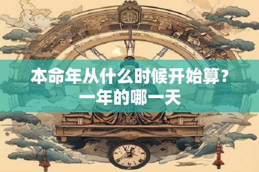 本命年从什么时候开始算？一年的哪一天
