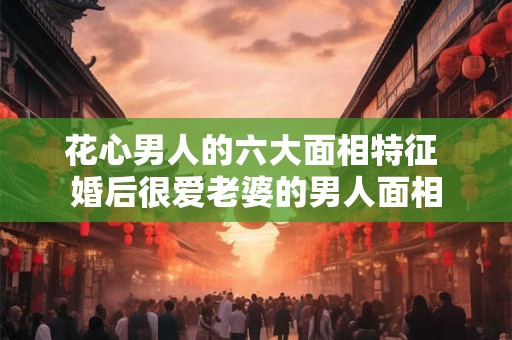 花心男人的六大面相特征 婚后很爱老婆的男人面相